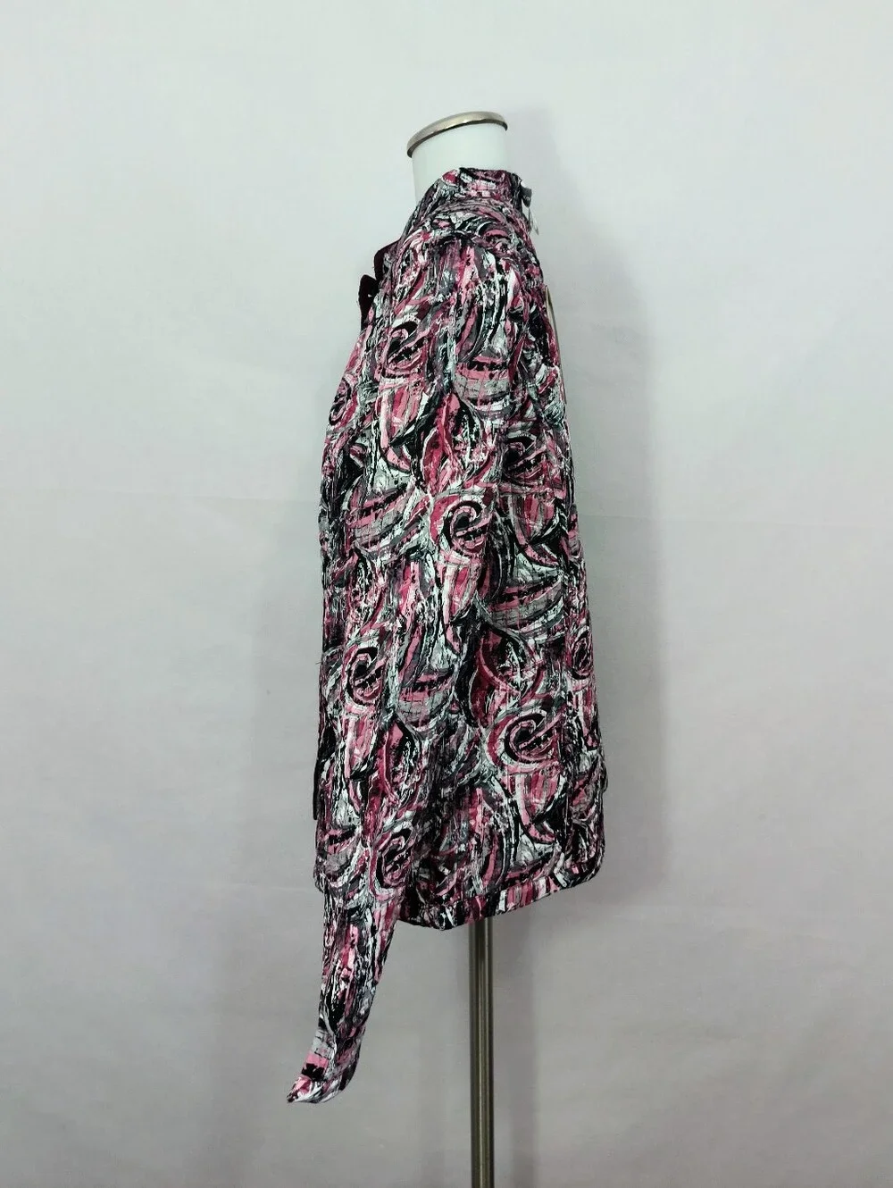 Christopher & Banks Quilted Reversible Button-Front Jacket NWT